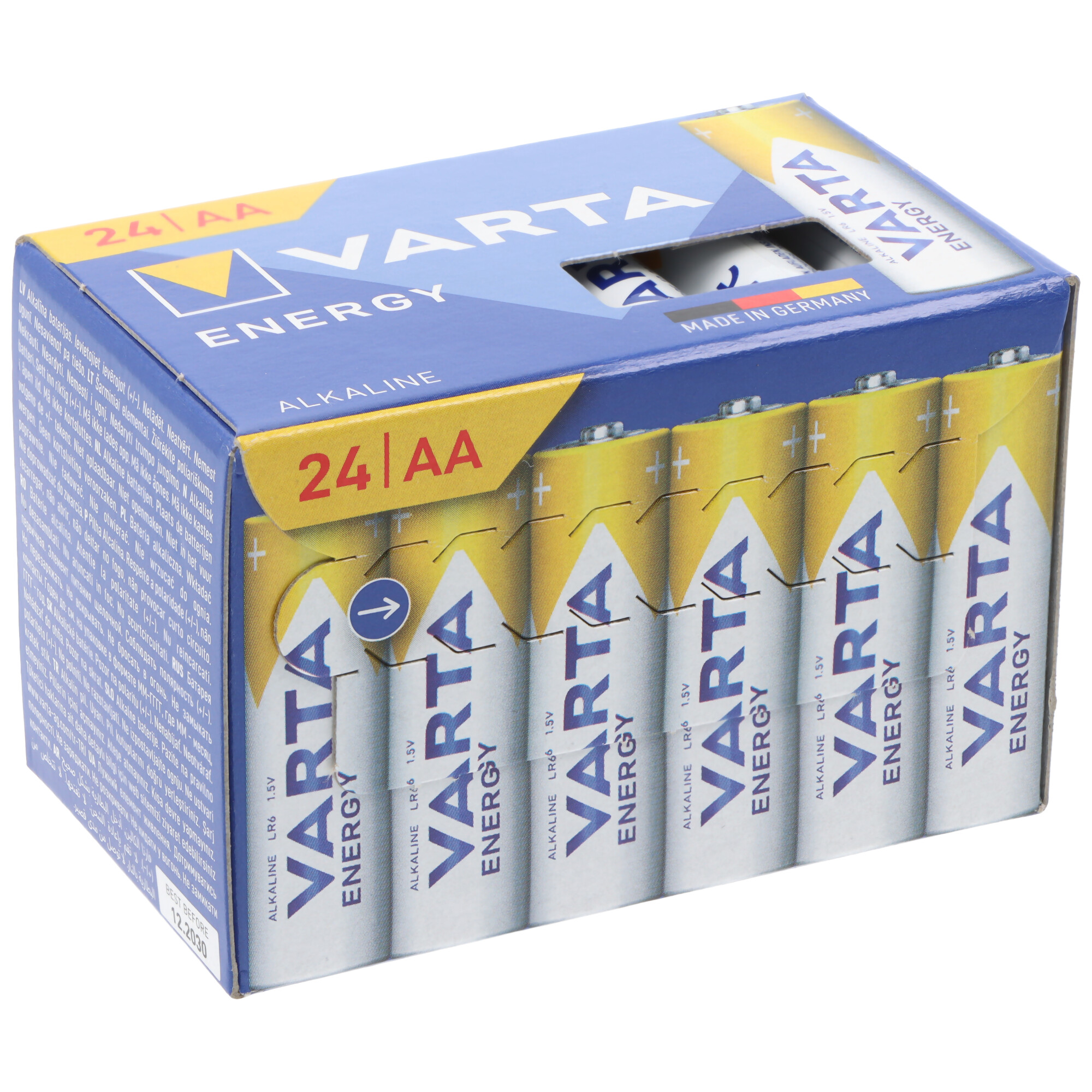 24x Varta AA Mignon LR6 Batterien inkl. Aufbewahrungsbox – nicht wiederaufladbar