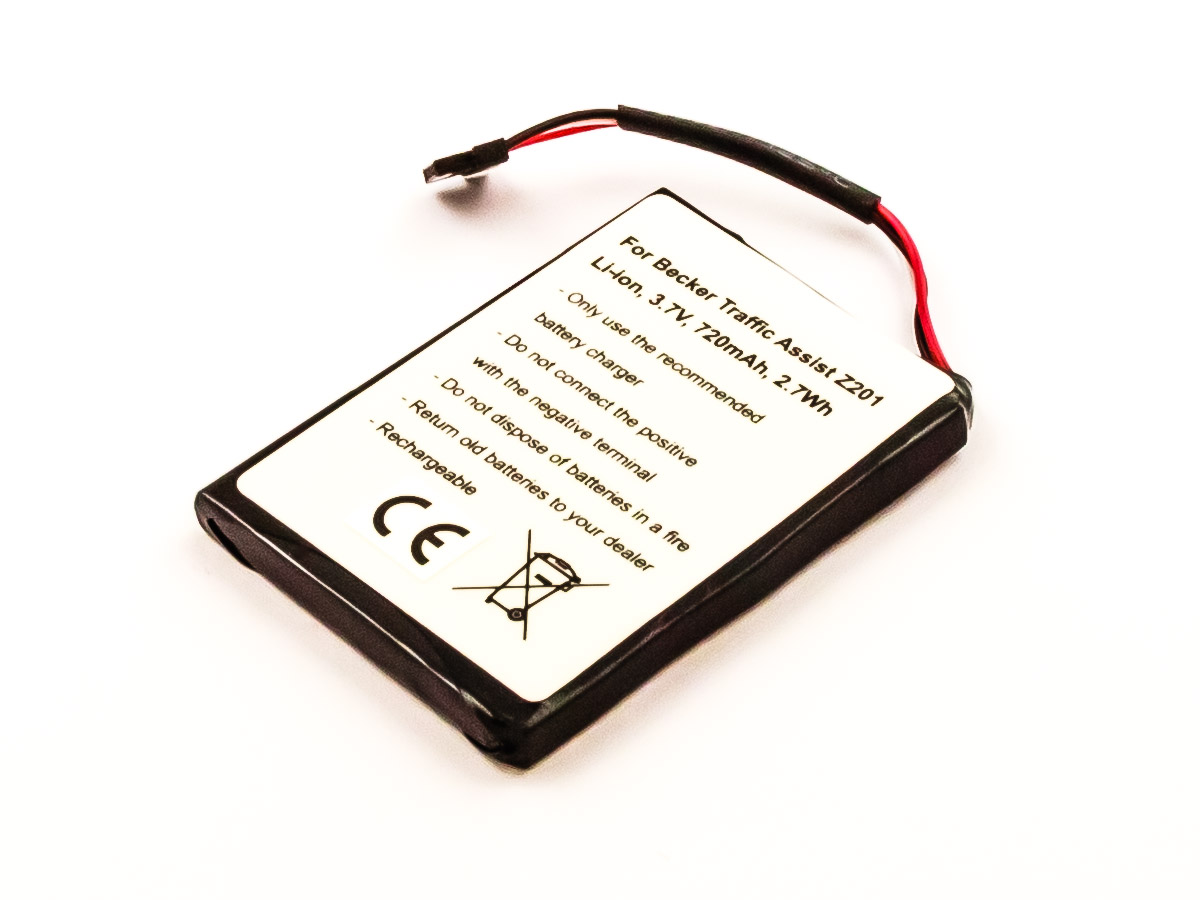 akku-fur-becker-traffic-li-ion-3-7v-720mah-2-7wh-8997-135220 Akku für BECKER TRAFFIC ASSIST Z205, Z204, Z203, Z201, Z200, Z108, Z103, TZ101, Z098, S30