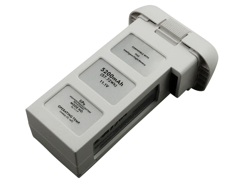 Akku für DJI  Phantom 2, Phantom 2 Vision Li-Polymer, 11,1V, 5200mAh, 57,7Wh