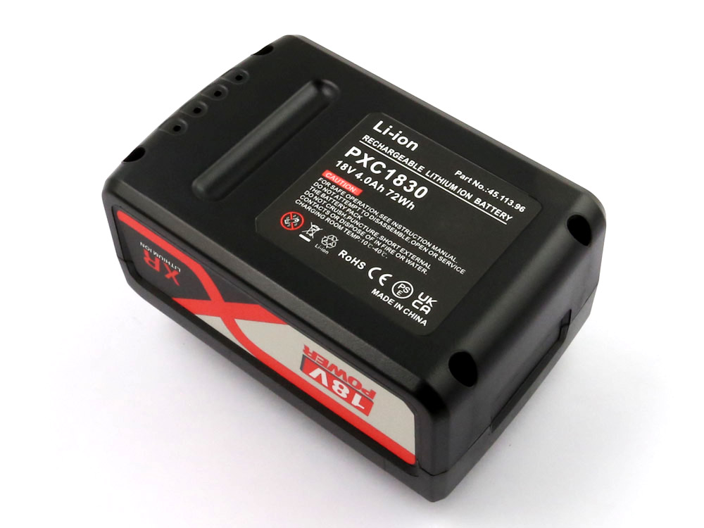 Akku für Einhell PXBP-300, PXBP-600, Li-ion, 18V, 4000mAh ersetzt 4511395, 4511396, 4511437, 4511489, 4511488, PXBP-300, PXBP-600, PX-BAT52