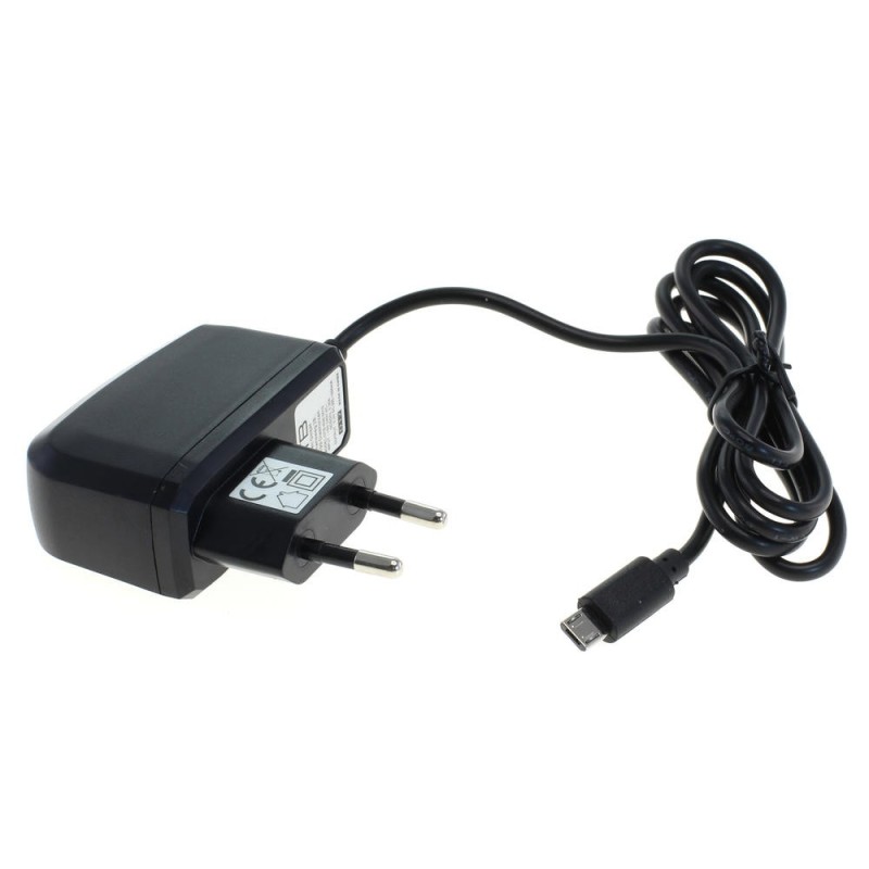 Ladegerät Micro-USB / 5V / 1A / 5W / 100-240V / 1,10m / schwarz
