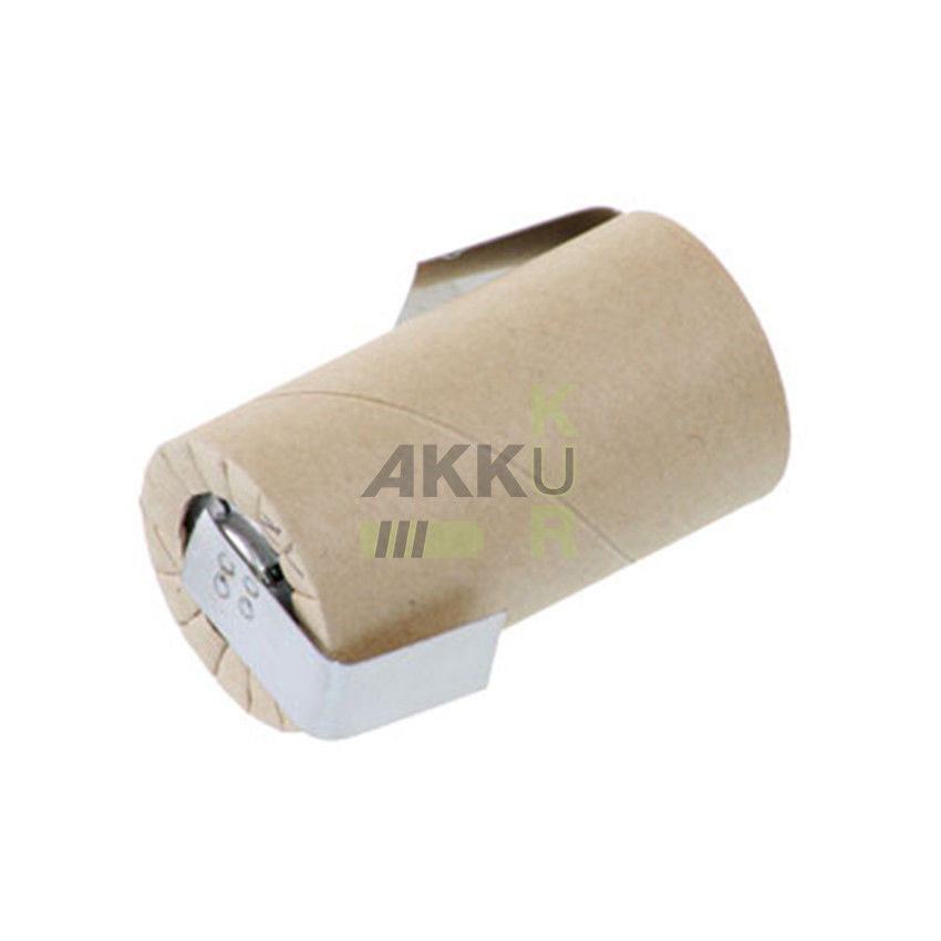 Akku PANASONIC N-1700SCR  / Sub-C / 1,2V 1700mAh / Pappmantel /  Ni-Cd Lötfahne Z -Form