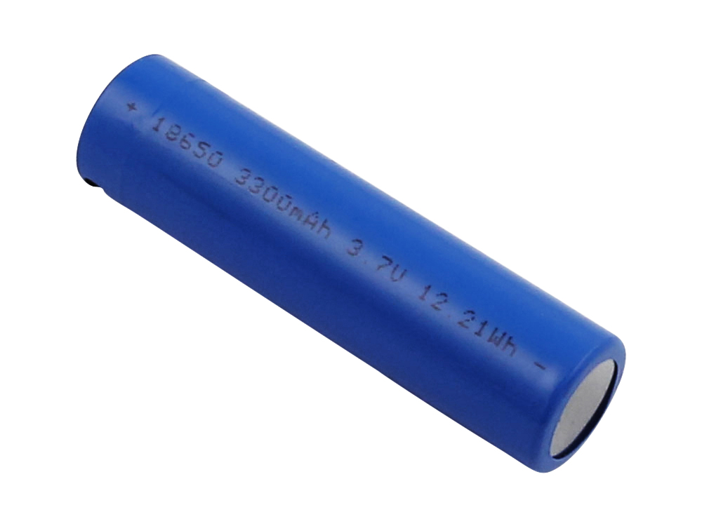 Akku 18650, Li-ion, 3,7V, 3300mAh, 12,2Wh mit USB-C-Ladeanschluss