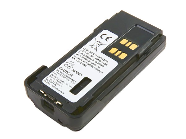 Akku für Motorola PMNN4409A, PMNN4407A, PMNN4406, PMNN4412, PMNN4448, PMNN4491, PMNN4544  Li-ion, 7,4V, 2450mAh, 18Wh, black, with IMPRES function Akku für Motorola PMNN4409A, PMNN4407A, PMNN4406, PMNN4412, PMNN4448, PMNN4491, PMNN4544  Li-ion, 7,4V, 2450mAh, 18Wh, black, with IMPRES function