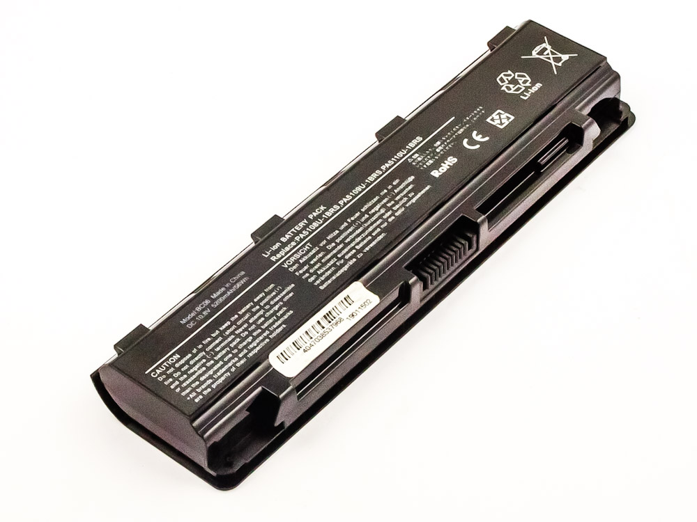 Akku für TOSHIBA ersetzt  PA5110U-1BRS, PA5109U-1BRS, PABAS273, PA5108U-1BRS, PABAS272