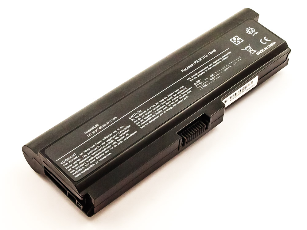 Akku für TOSHIBA ersetzt PA3816U-1BRS, PA3816U-1BAS, PA3818U, PA3817U-1BRS, PA3817U-1BAS