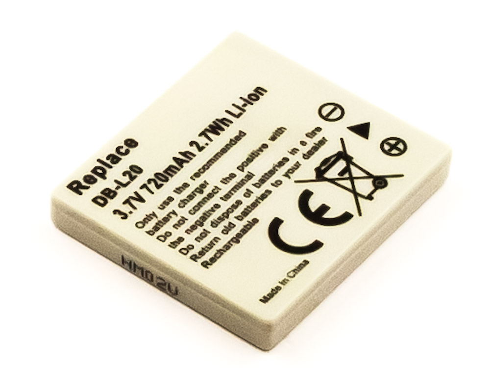 akku-fur-sanyo-ersetzt-db-l20au-db-l20a-db-l20-12151-41620 Akku für SANYO  ersetzt  DB-L20AU, DB-L20A, DB-L20