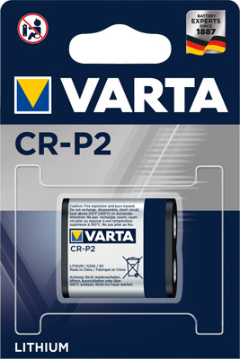 Varta Photobatterie CRP2 Lithium 6V / 1450mAh 1er Blister