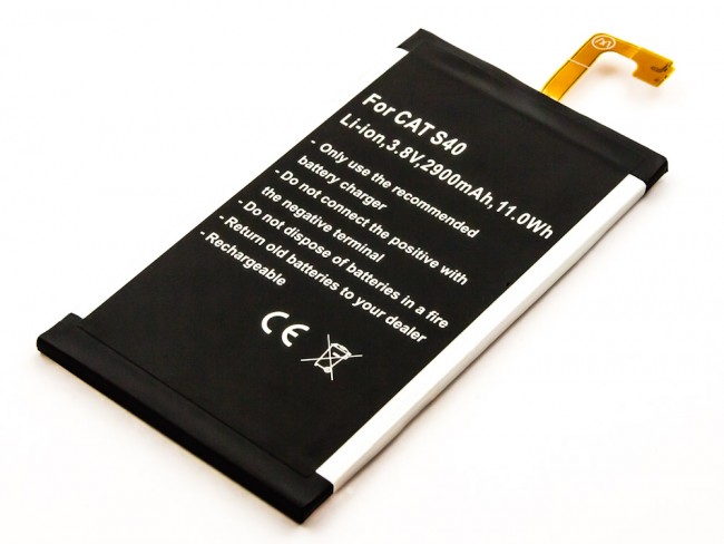 13430 Akku für Caterpillar CAT S40 ersetzt  458002-S40