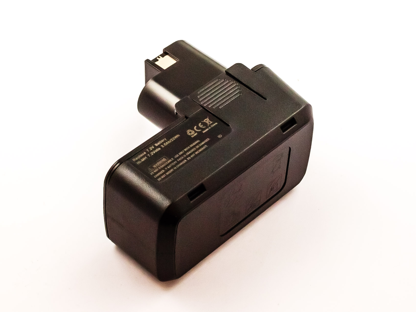 akku-fur-bosch-wurth-22456-82332 Akku für BOSCH GBM 7,2, GDR50, NiMH, 7,2V, 3000mAh, 21,6Wh, black