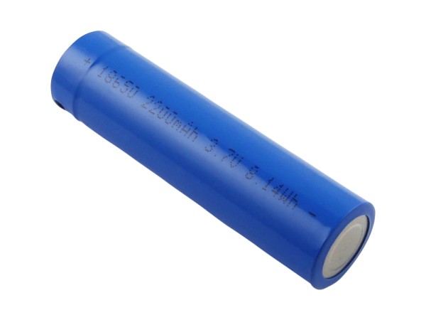 Akku 18650, Li-ion, 3,7V, 2200mAh, 8,1Wh, mit USB-C Ladeanschluss Akku 18650, Li-ion, 3,7V, 2200mAh, 8,1Wh, mit USB-C Ladeanschluss
