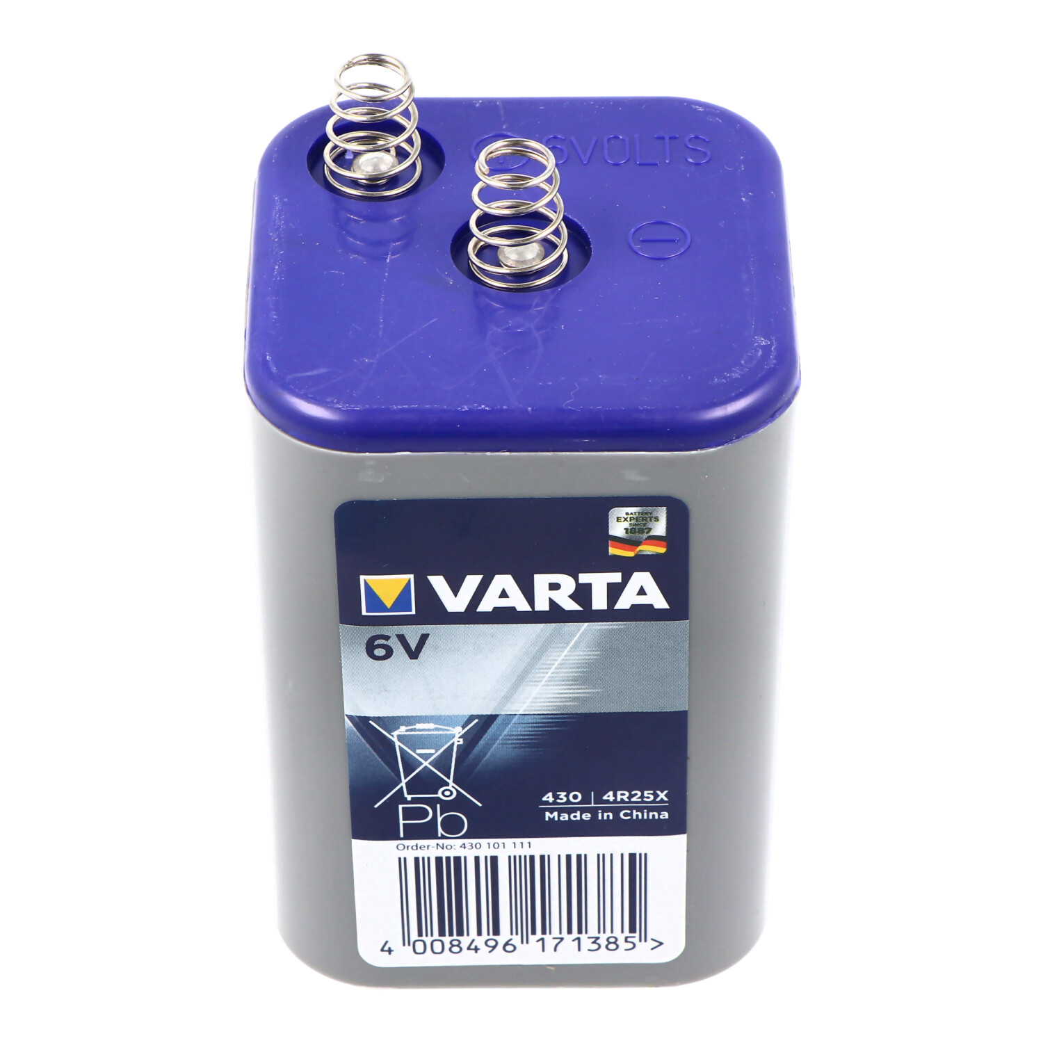 Varta V430 / 4R25 Blockbatterie 6V – Laternenbatterie (nicht wiederaufladbar)
