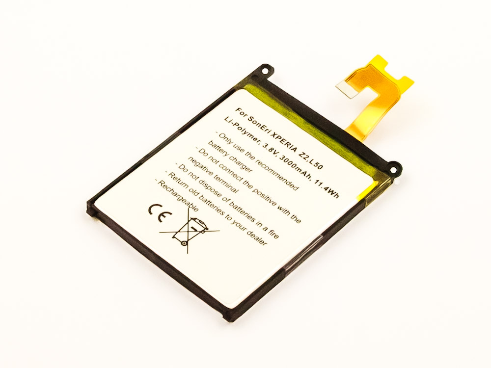 Akku für SONY ERICSSON XPERIA Z2, L50W,  L50T, L50, L50W, L50U, L50  ersetzt LIS1543ERPC, 1588-4170