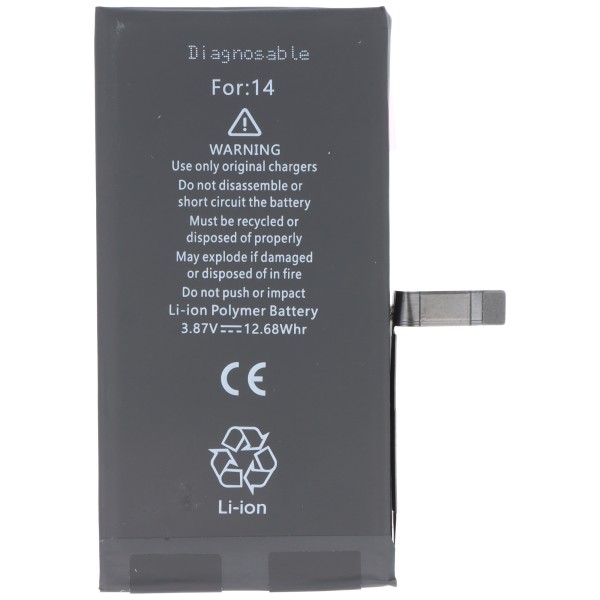 Akku für App iPhone 14, diagnostizierbar ersetzt A2863, 1/CP5/45/87 Akku für App iPhone 14, diagnostizierbar ersetzt A2863, 1/CP5/45/87