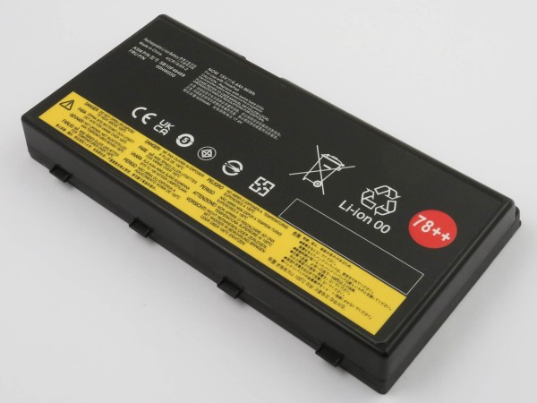 Akku für  LENOVO  P70, P71  Li-ion, 15V, 6400mAh, 96Wh ersetz 00HW030, 01AV451, 4ICR18/65-2, 4X50K14092, 5B10W13950, OOHWO30, SB10F46468, SB10T83193