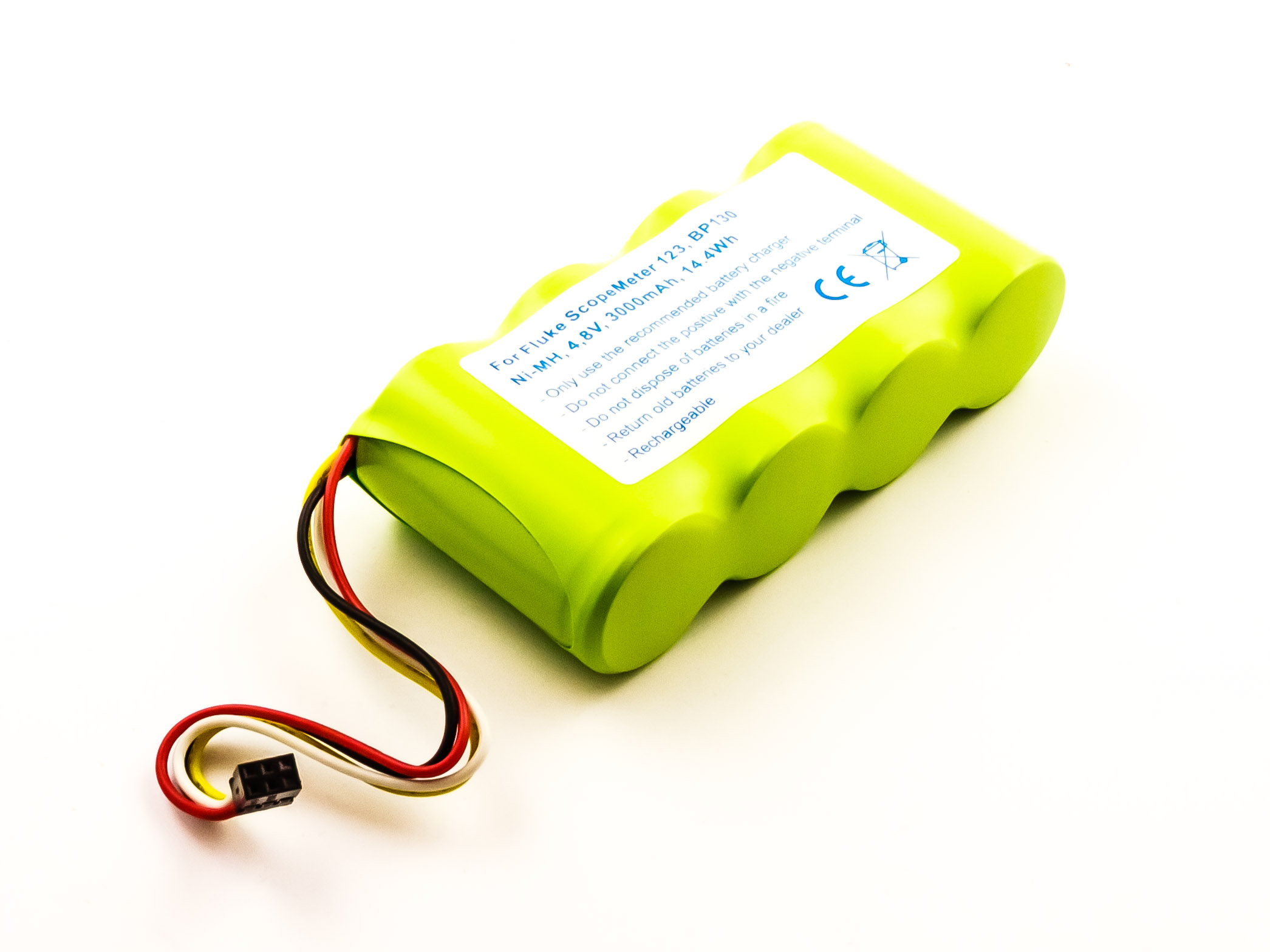 Batteria Cameron Sino BP130 4,8V Per Fluke ScopeMeter 123/124 – Sostituta RoHS - Foto 3