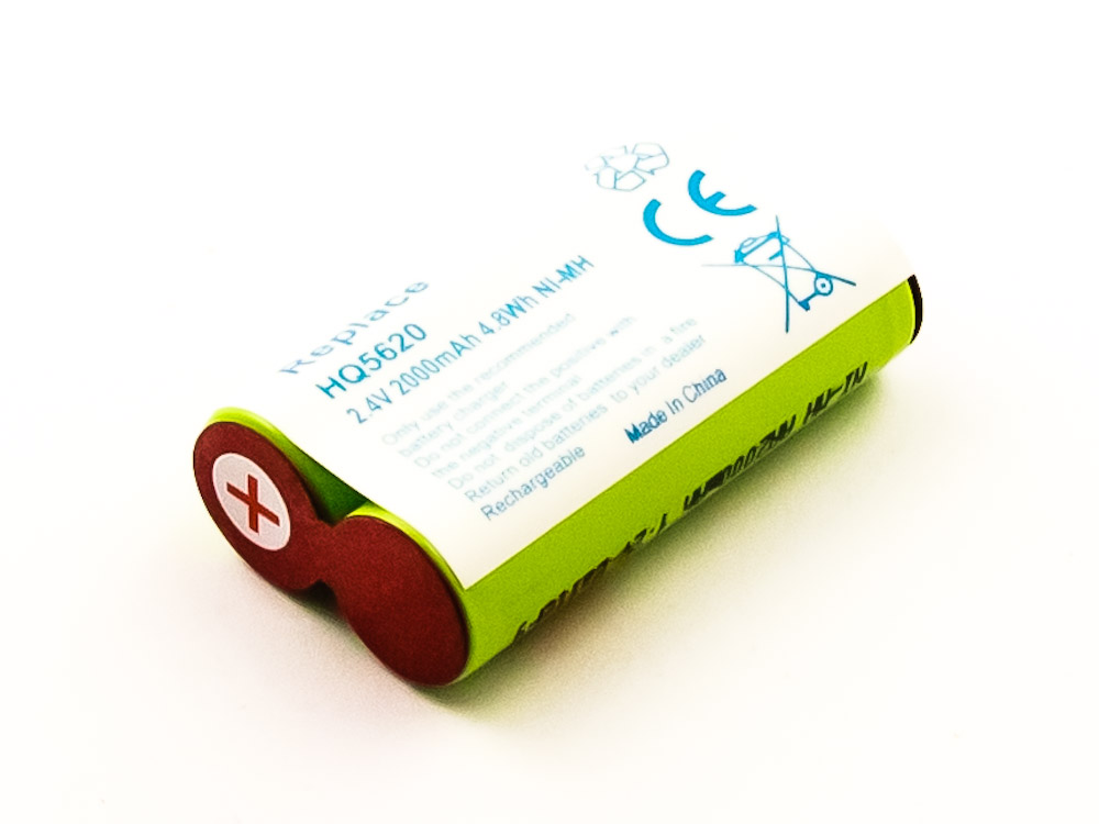 NiMH-Akku - 2000mAh (2.4V) - für Rasierer, Haarschneider wie 138 10609, 2HHR120