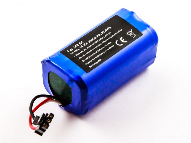 Akku für 360 S5 Li-ion, 14,4V, 2600mAh, 37,4Wh