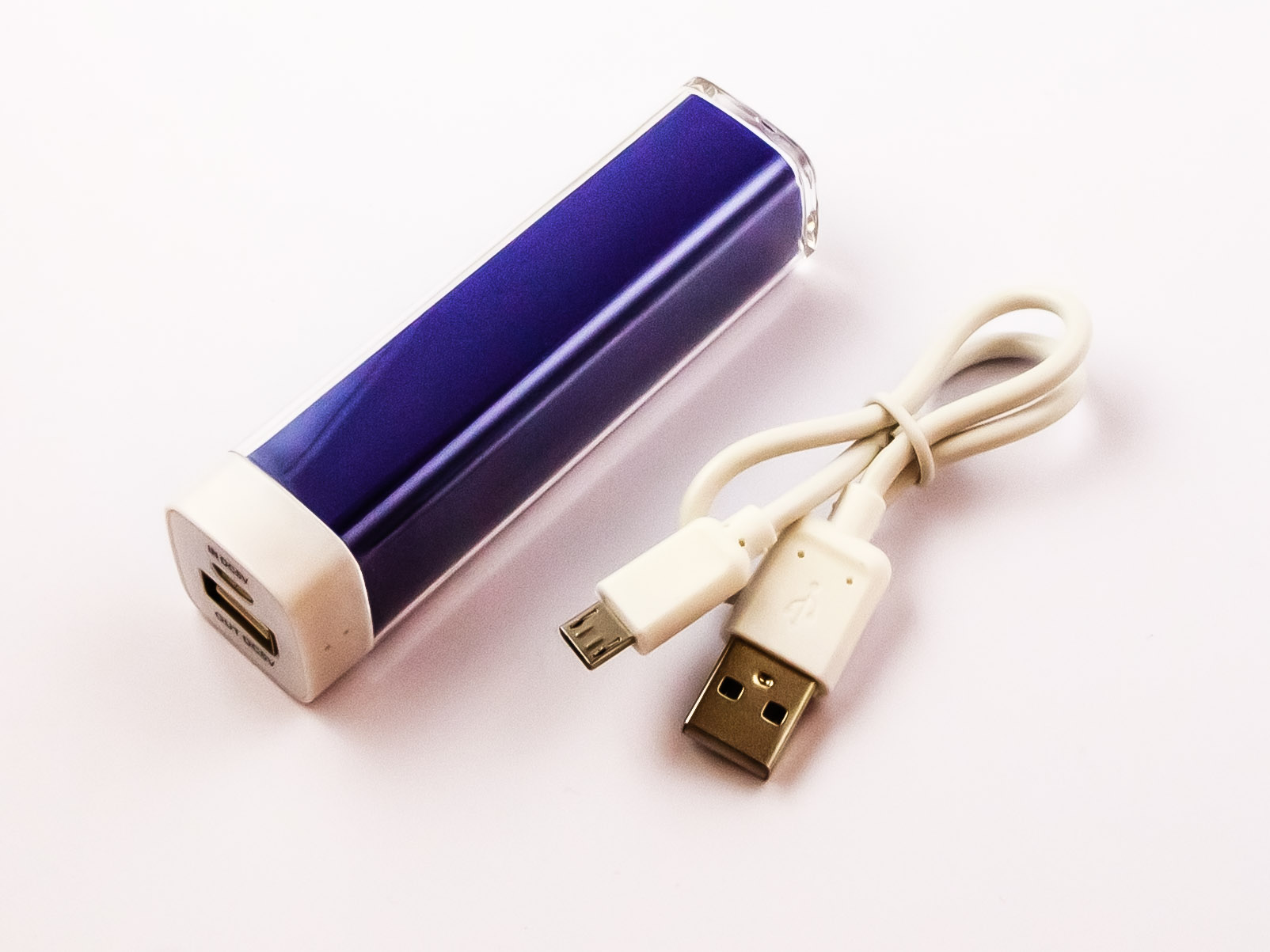 Powerbank, Li-ion, 2200mAh, 8,2Wh, Blau