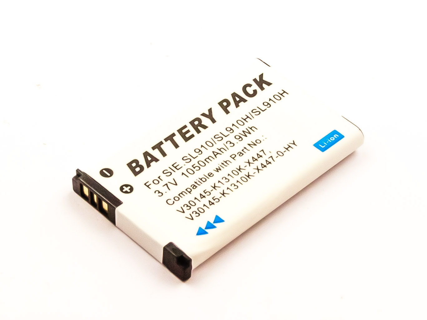 akku-fur-siemens-li-ion-3-7v-1050mah-3-9wh-10007-23846 Akku für Siemens Gigaset SL910 SL910A SL910H ersetzt V30145-K1310K-X447 Li-Ion