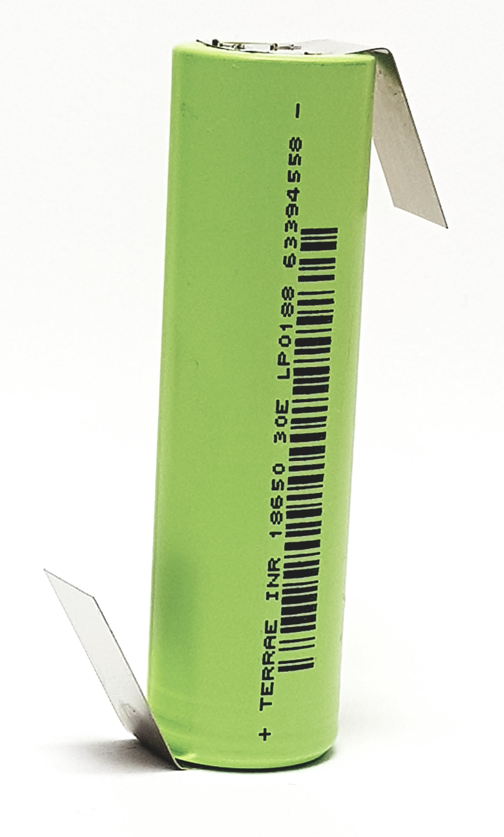 147409LZ 18650 Li-Ion Akku TerraE INR18650-30E 3,7V / 3000mAh Max.Entladestrom 6A mit Lötfahne Z Form