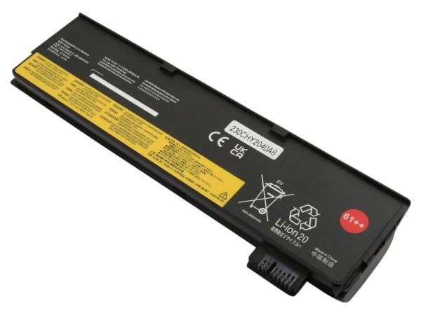 Akku  LENOVO ThinkPad T470, T480, T570, T580 ersetzt 01AV427, 01AV428, 01AV492, 4X50M08812, 61++, SB10K97584, SB10K97585   Li-ion, 10,8V, 6600mAh