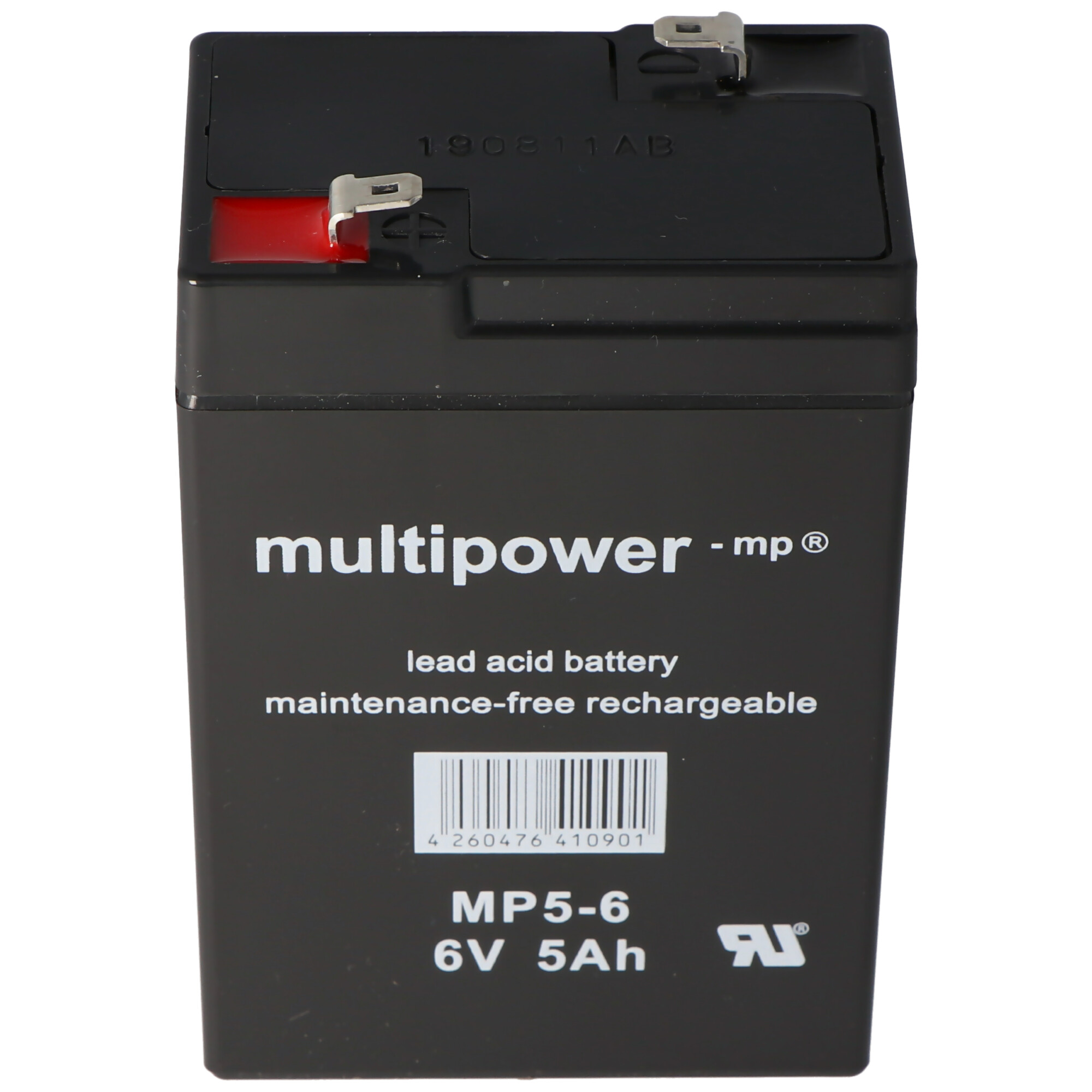 Akku Multipower MP4.5-6 Bleiakku 6V 4,5Ah Faston 4,8 mm Ersatzakku