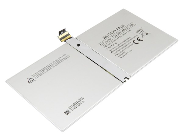 Akku für  Microsoft Surface 4, Surface Pro 4, ersetz  DYNR01, G3HTA027H Li-Polymer, 7,5V, 5087mAh