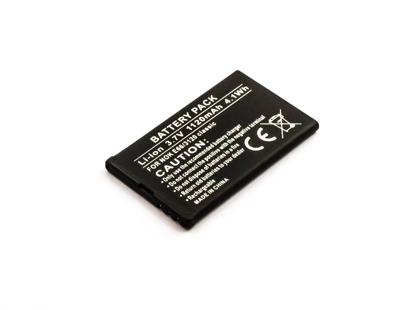 akku-fur-nokia-e66-3120-classic-li-ion-3-7v-1120mah-4-1wh-135207 Akku für BEA-FON S40, S35I, S35 NOKIA ersetzt BL-4U