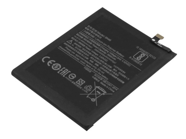 Akku für Xiaomi Redmi Note 6, Redmi 7, Note 8, Note 8T ersetzt BN46  Li-Polymer, 3,85V, 3900mAh Akku für Xiaomi Redmi Note 6, Redmi 7, Note 8, Note 8T ersetzt BN46  Li-Polymer, 3,85V, 3900mAh