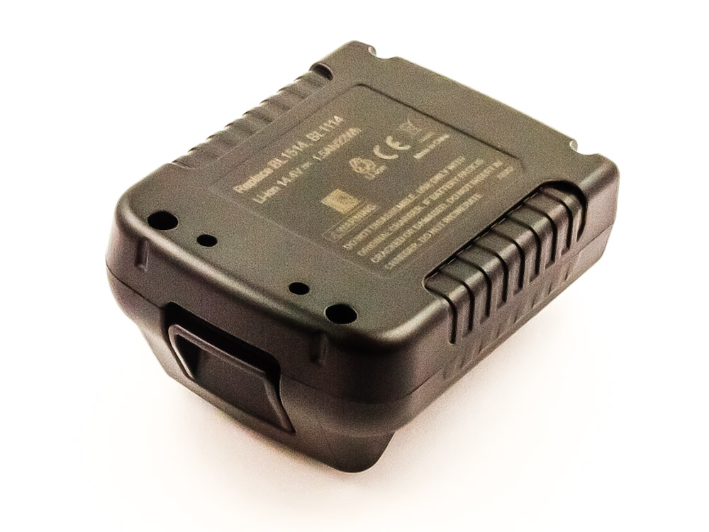 akku-fur-black-decker-22646-82574 Akku für B&D ersetzt BL1314, BL1114, LB16, BL1514 Li-ion, 14,4V, 1500mAh, 21,6Wh, black