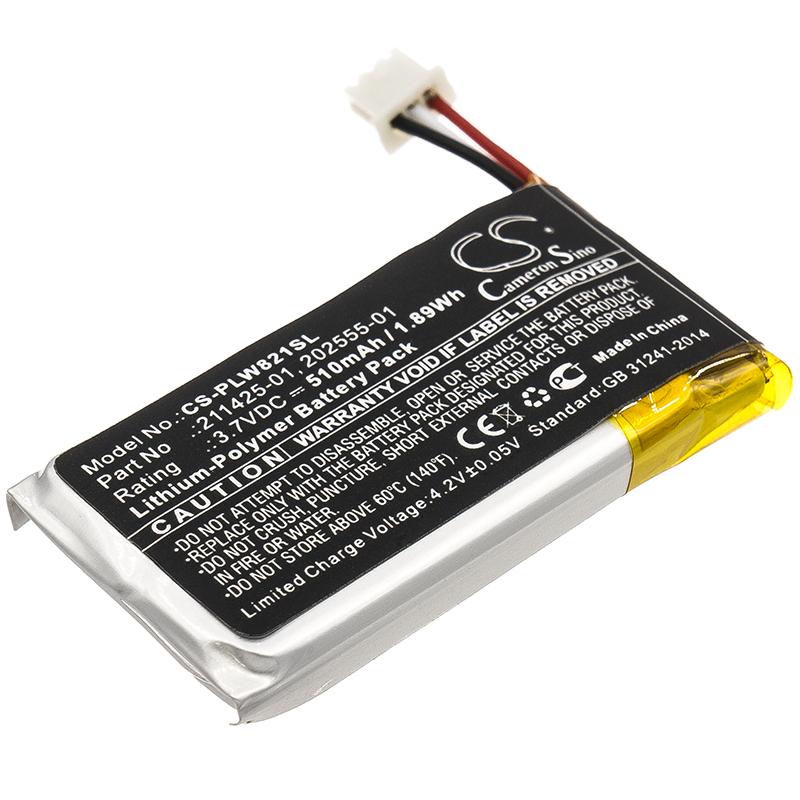 Akku für PLANTRONICS Savi W8210 / 8210  / 211425-01 / 202555-01 3,7V 500mAh Li-poly 