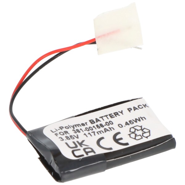 Akku für Garmin Vivosmart 5 ersetzt 361-00156-00, ICP4/13/2 Li-Polymer, 3,85V, 117mAh