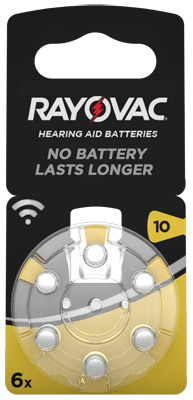 RAYOVAC  Hörgerätebatterie HA10 Hearing Aid, Acoustic