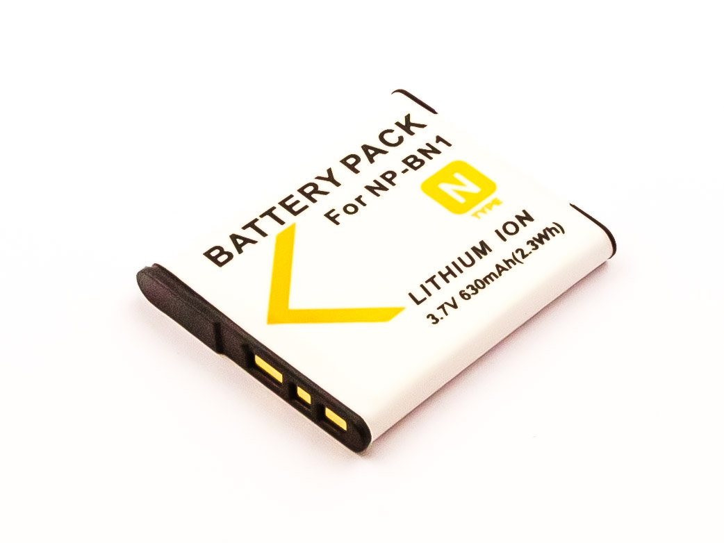 akku-fur-sony-np-bn1-li-ion-3-7v-630mah-2-3wh-8979-303615 Akku für SONY CYBERSCHOT ersetzt NP-BN1, NP-BN 3,7V 630mAh