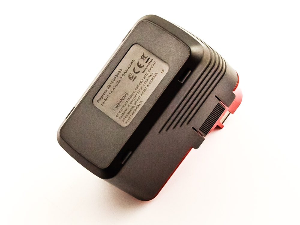 akku-fur-bosch-22476-82375 Akku für BOSCH GSB 14,4V, PSR 14,4V VES-2, NiMH, 14,4V, 3000mAh, 43,2Wh, black