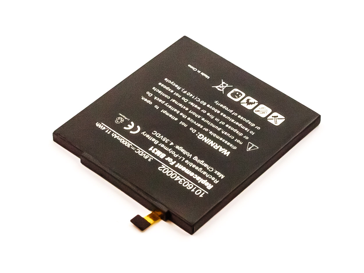 akku-fur-xiaomi-3-m3-mi3-mi3s-15081-30865 Akku für XIAOMI MI3S, MI3, M3, 3  ersetzt  BM31