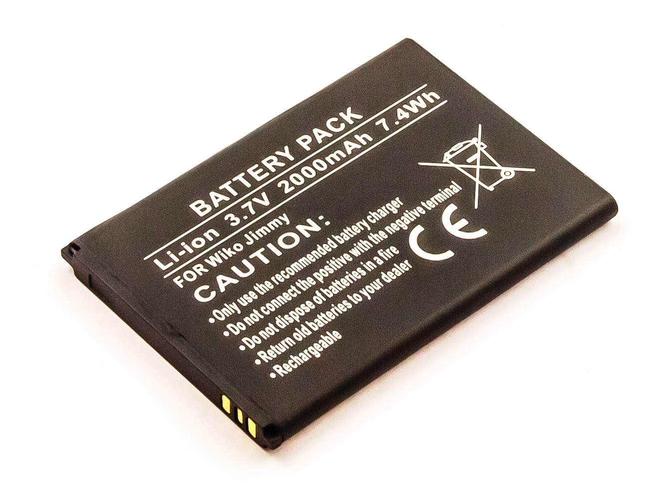 akku-fur-wiko-jimmy-li-ion-3-7v-2000mah-7-4wh-10351-900448 Akku für WIKO JIMMY ersetzt S104-P26000-000