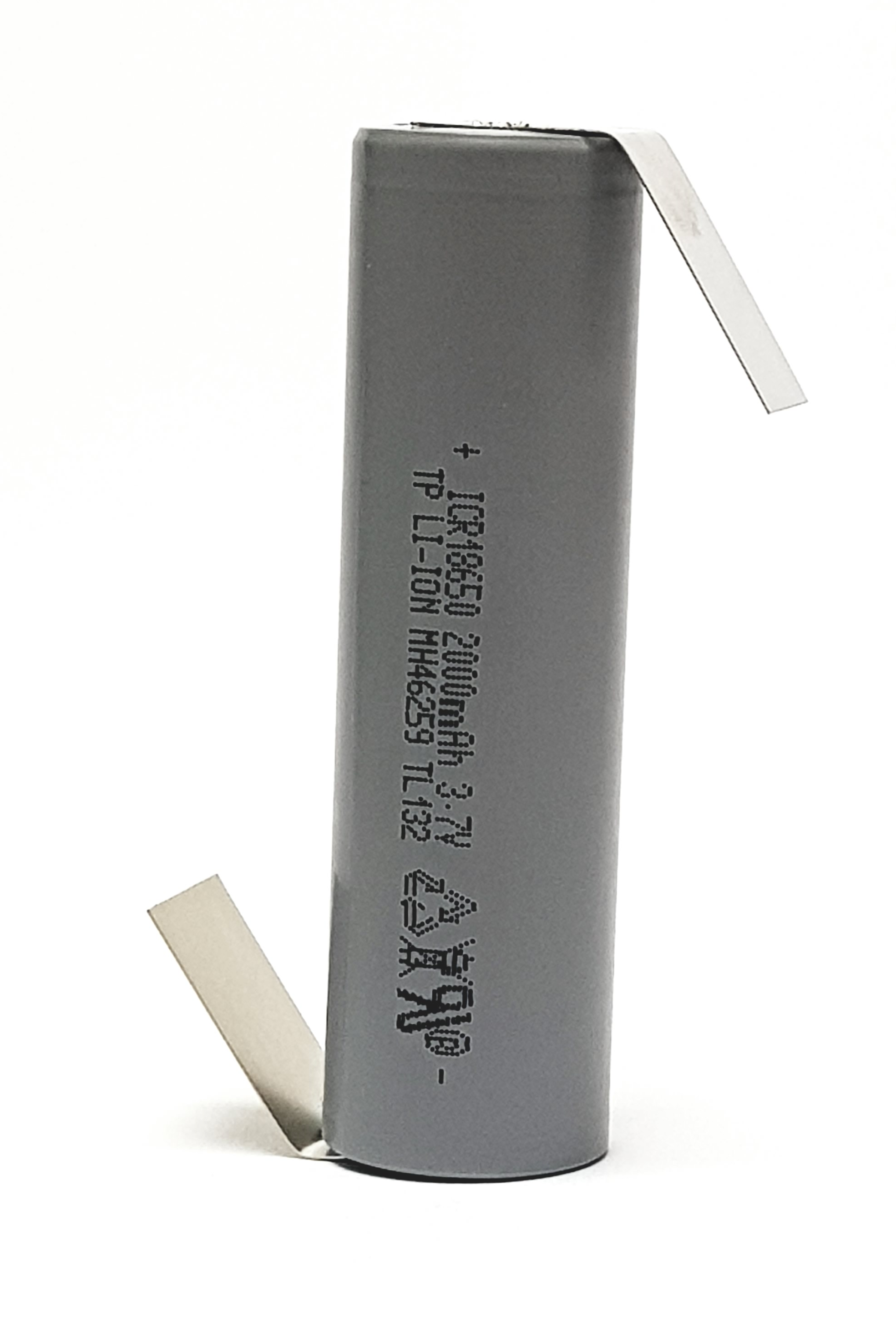 18650 Akku TerraE INR18650-20P 3,7V / 2000mAh Max. Entladestrom 30A mit Lötfahne Z