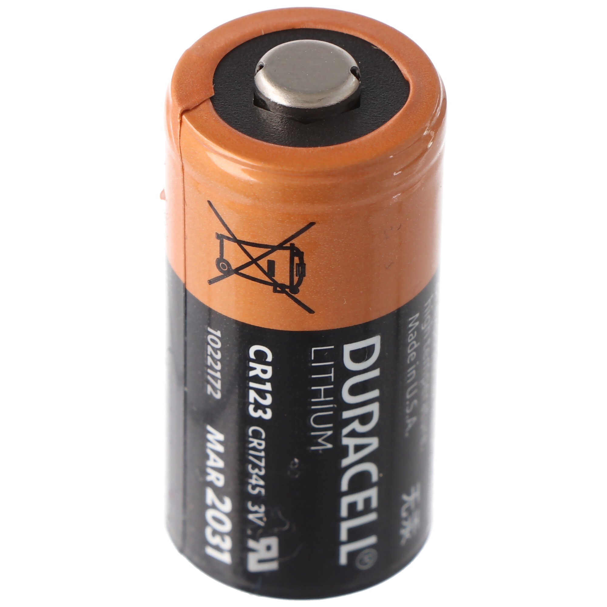 Duracell CR123A / CR123 / DL123A Lithium Batterie 3V Foto Batterie