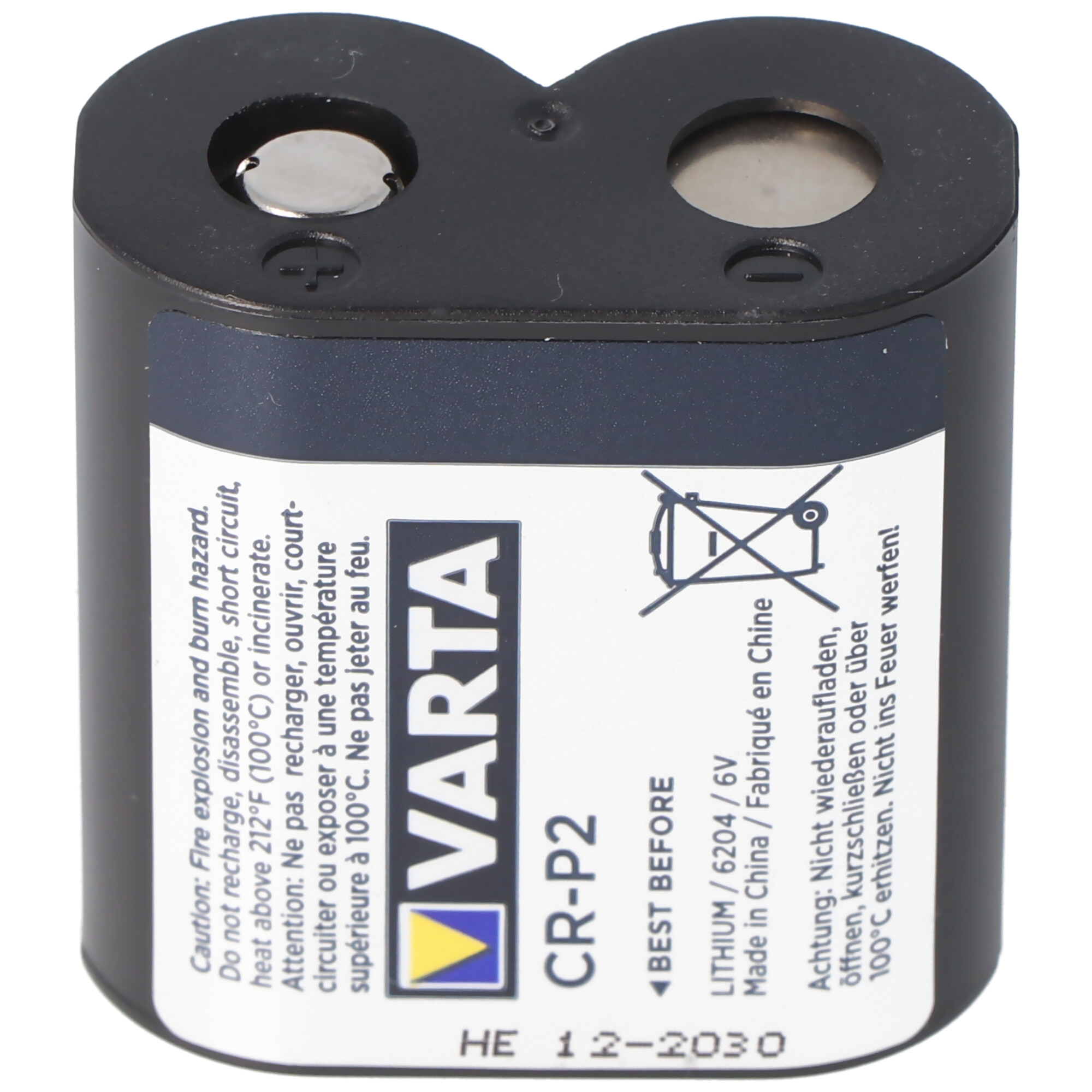 Varta CR-P2 6204 / CRP2P / CR-P2PEP Lithium Batterie 6V