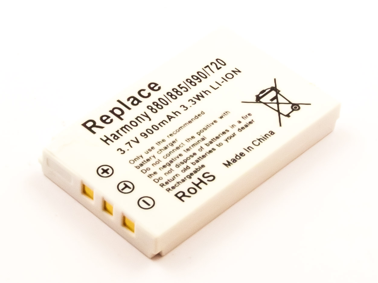 akku-fur-logitech-harmony-880-remote-li-ion-3-7v-9083-900347 Akku für LOGITECH ersetzt 190582-0000, L-LU18, 190304-200, K43D, R-IG7, F12440056, M41B