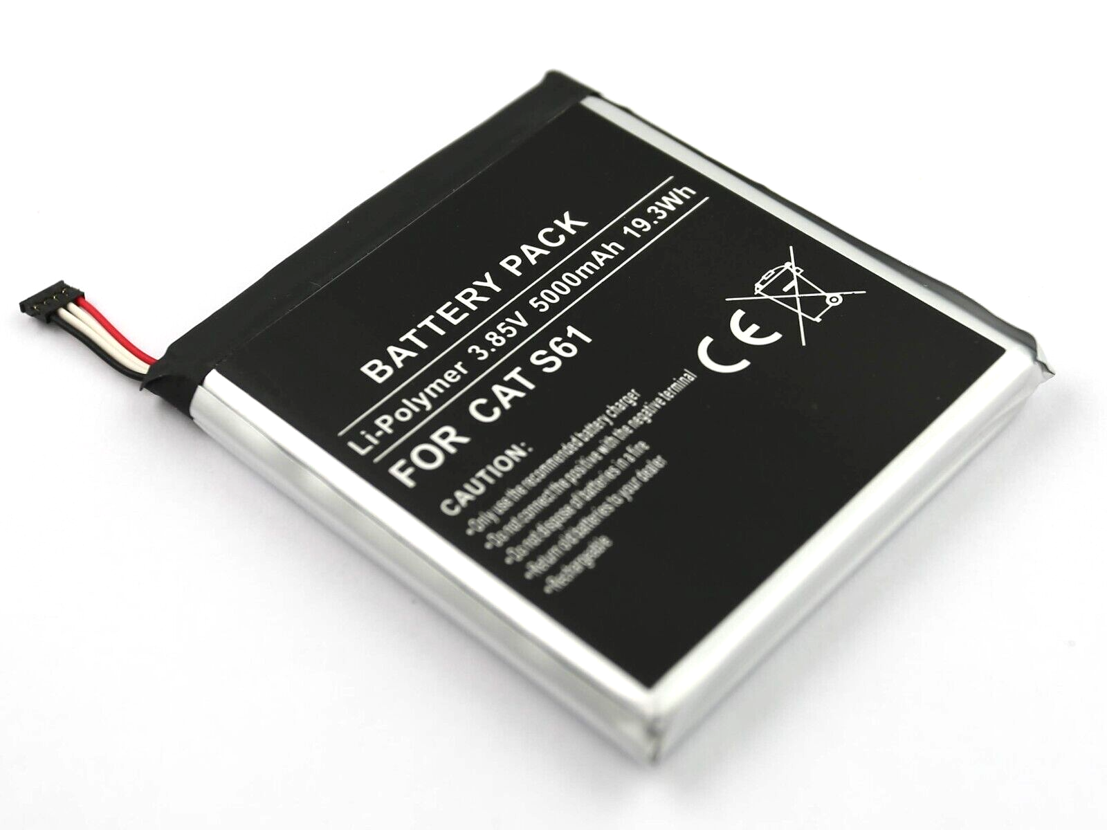 Akku für Caterpillar S61 ersetzt APP00262  Li-Polymer, 3,85V, 5000mAh Akku für Caterpillar S61 ersetzt APP00262  Li-Polymer, 3,85V, 5000mAh