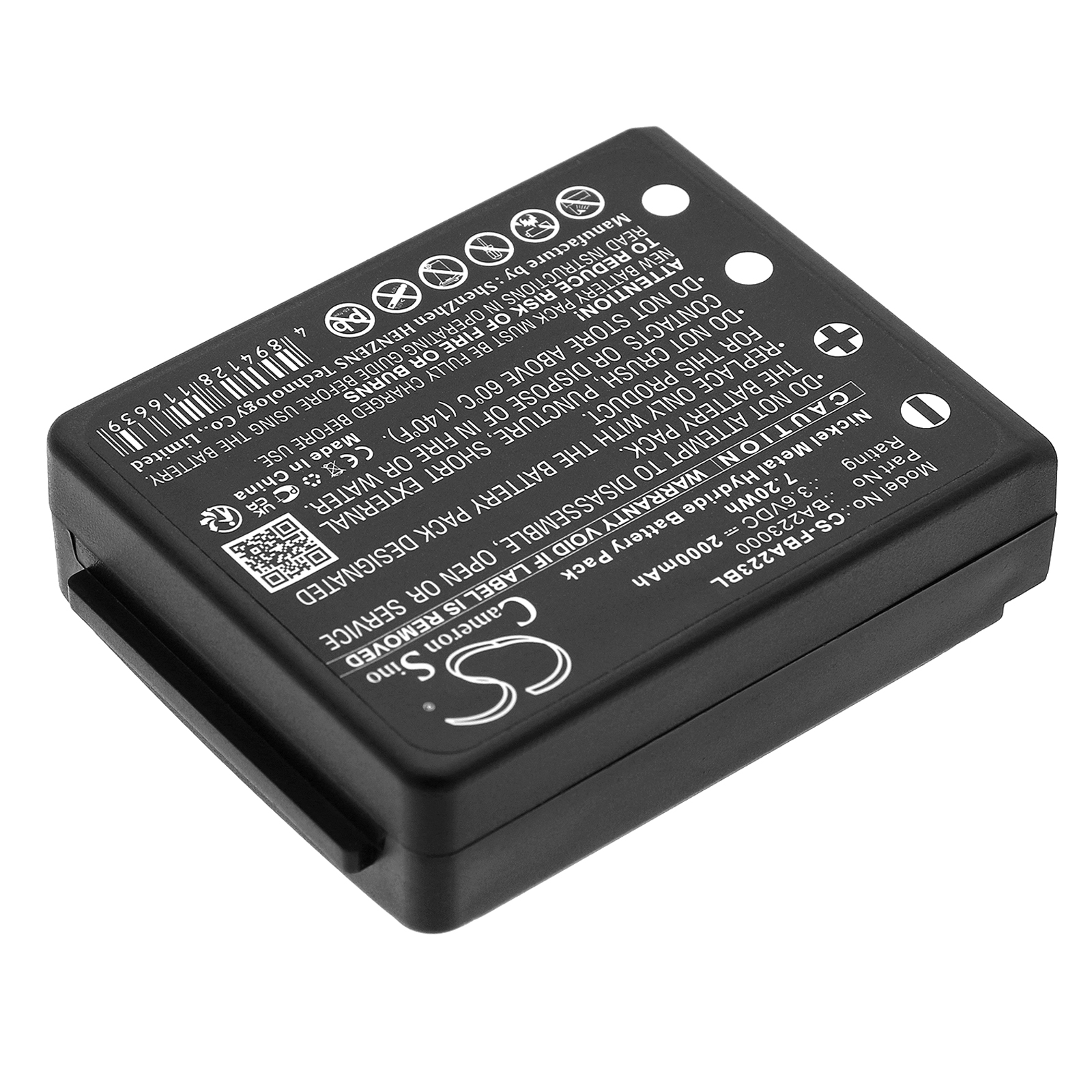 Ersatz für HBC FBFUB09N, BA223031, BA223001, FUA39, BA223000, BA223030 für Fernbedienung Remote Control (2000 mAh, 3,6 V, NiMH)