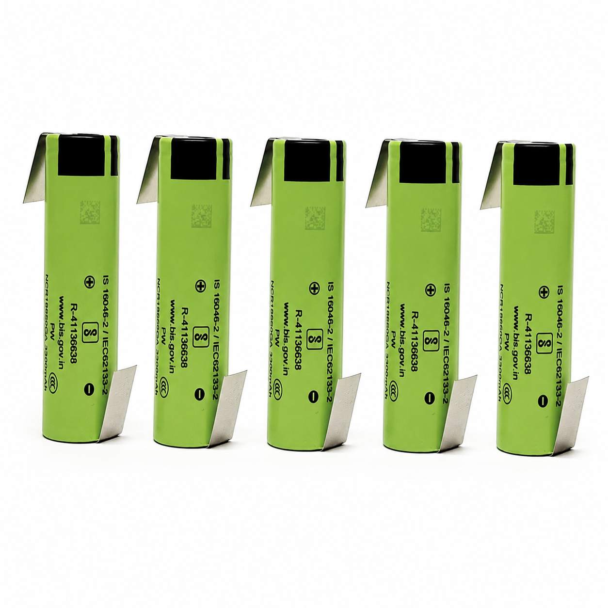 5 x Akku Panasonic 18650 NCR18650GA  Akku mit Z-Form Lötfahne 3,6V 3,7V 3450mAh 18650 Li-Ion / Alternative zu Samsung 35E  