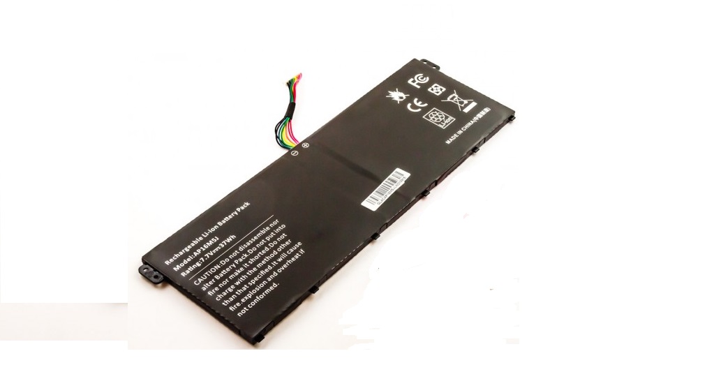 Akku für ACER Aspire 3 A315-34, AP16M5J, Li-Polymer, 7,7V, 4805mAh, 37,0Wh, built-in