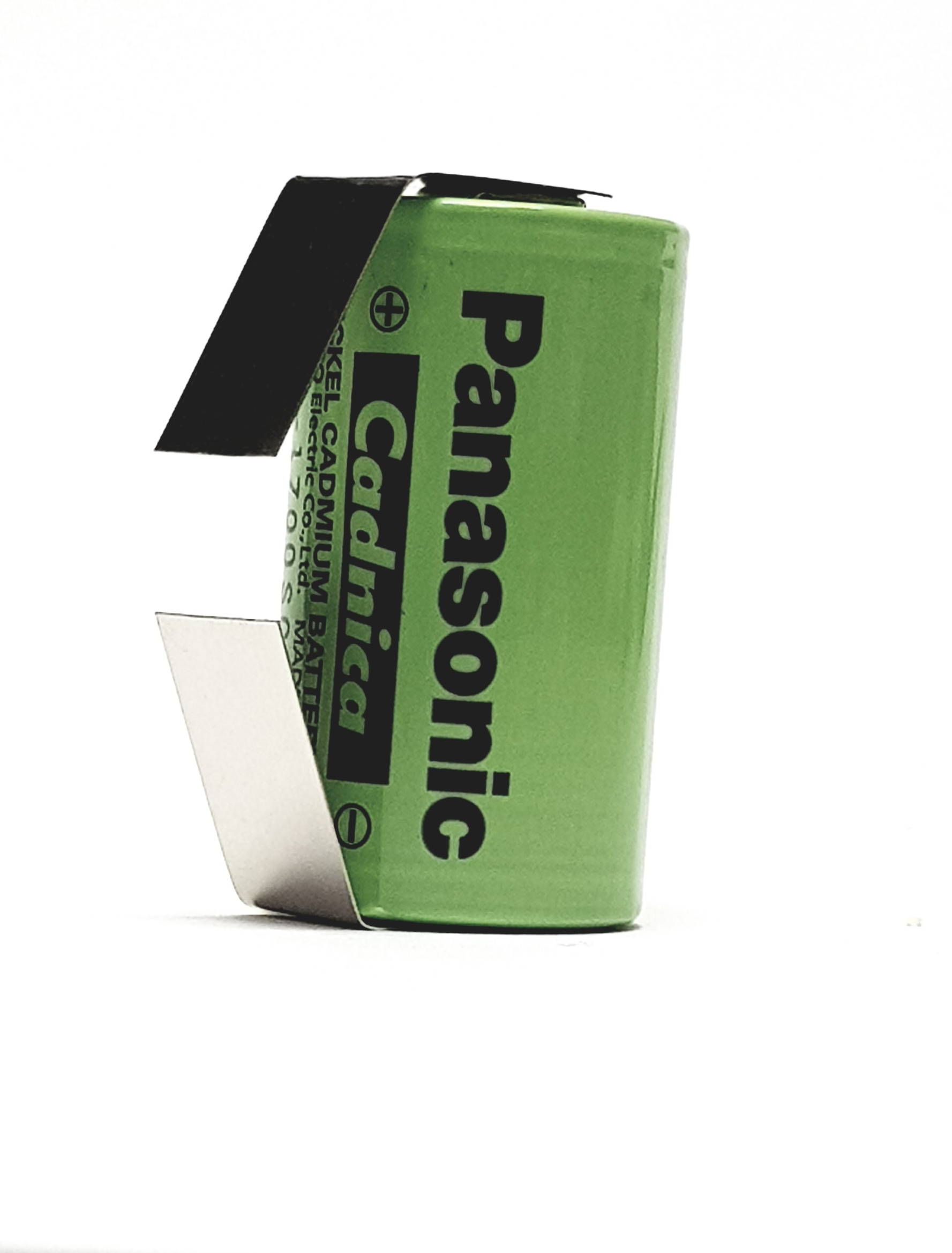 Akku  PANASONIC Cadnica Sub-C 1, 2V / 1700mAh / N-1700SCR Ni-Cd Lötfahne U Form