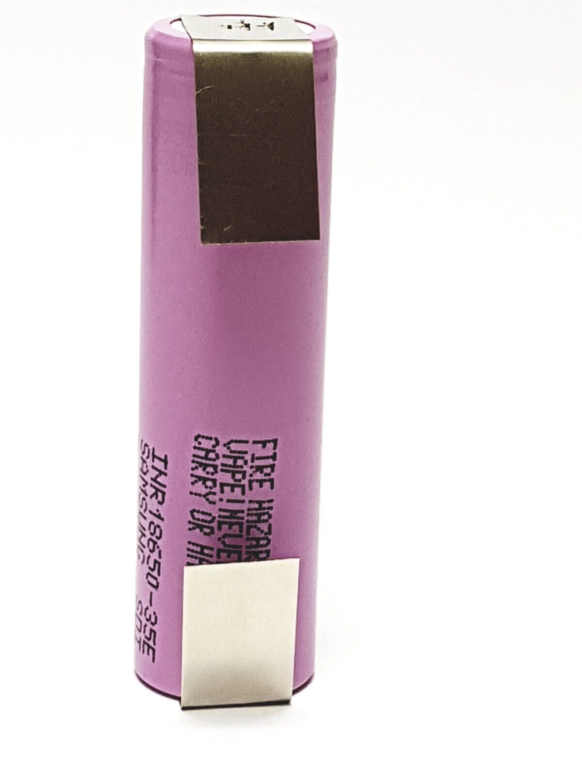 35e-lu Akku 18650 Samsung INR18650-35E / 3,7V / 3500mAh / LiNiCoAlO2 3C / 10,5A Lötfahne U Li-ion