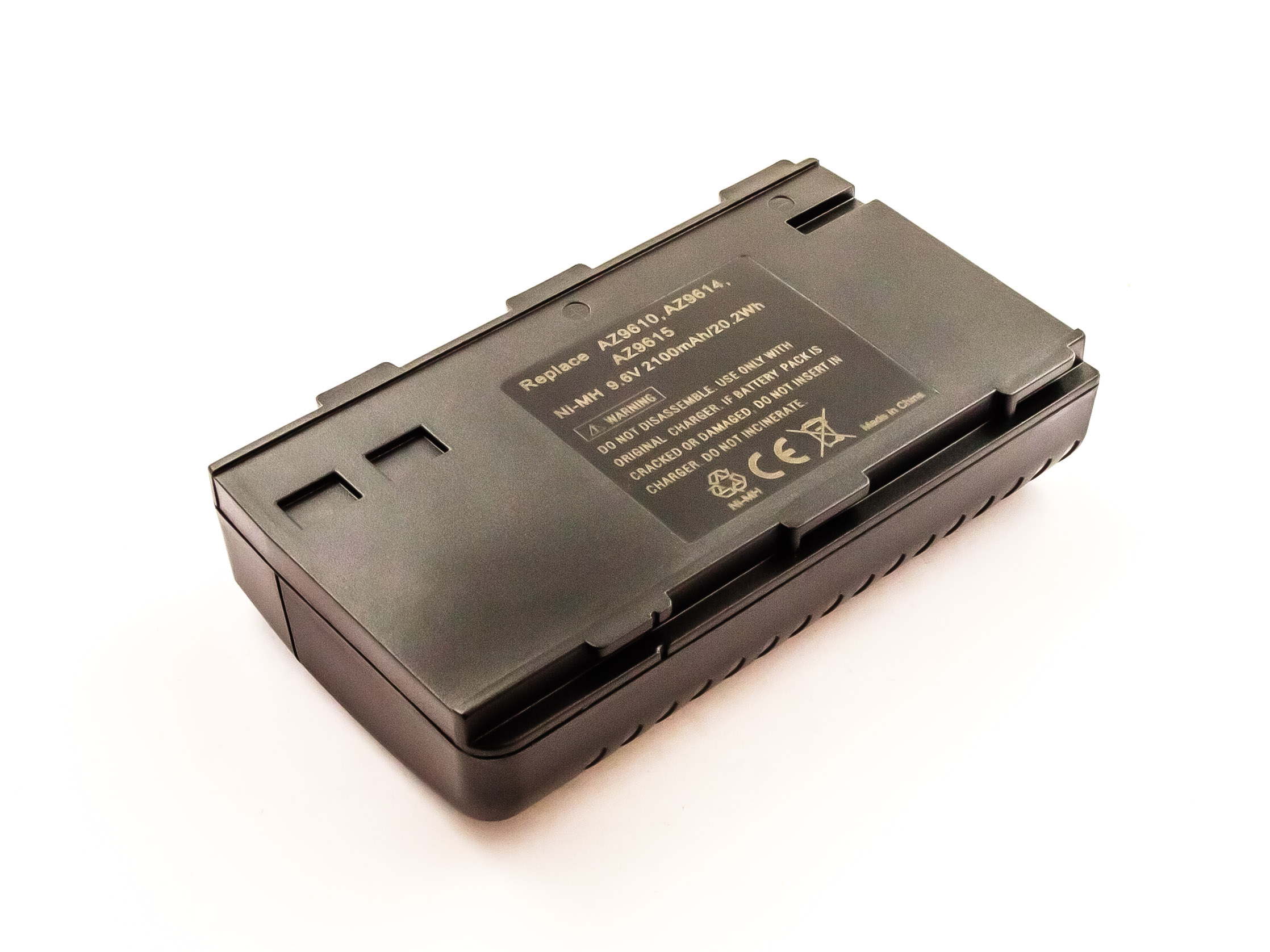 Akku für JVC BN-V6GU, BP-31, NiMH, 9,6V, 2100mAh, 20,2Wh