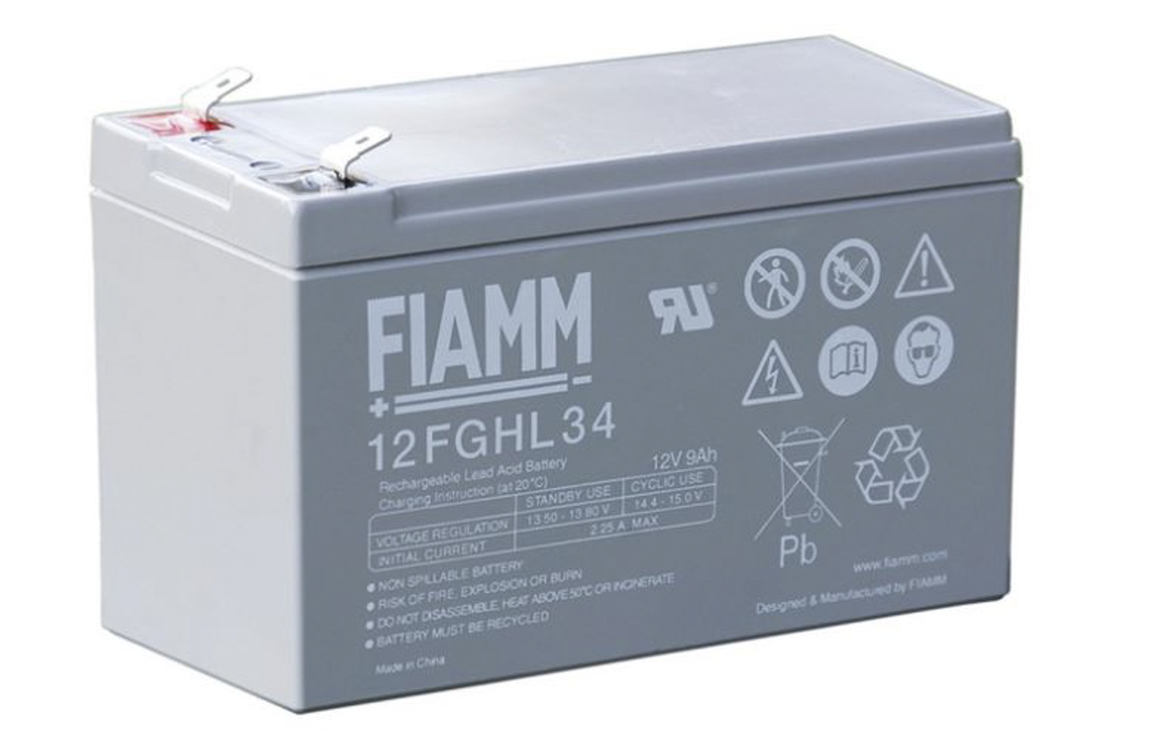 139640 Fiamm Blei-Akku 12FGHL34 Pb 12V / 8,4Ah Hochstrom - Longlife 10 Jahre